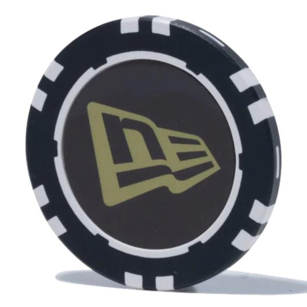 ニューエラ ゴルフ チップマーカー フラッグロゴ ブラック ゴールド 1個 New Era Golf...