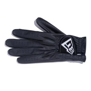 ニューエラ ゴルフ グローブ 片手用 (右利き用) フラッグロゴ ブラック ホワイト 1個 New Era Golf Glove For One Hand (Right-Handed) Flag Logo Black White 1｜cio
