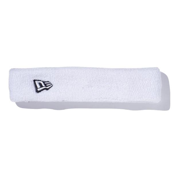 ニューエラ ヘッドバンド ホワイト ブラック 1個 New Era Head Band White ...