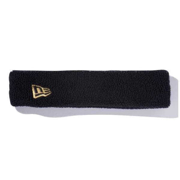 ニューエラ ヘッドバンド ブラック ゴールド 1個 New Era Head Band Black ...