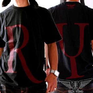 リッチヤング S/S Tシャツ RY-F10-52 ブラック レッド RICH YUNG SS T-shirt RY-F10-52 Black Red｜cio