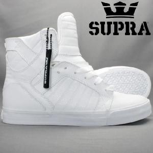 【SALE】スープラ S18087 スカイトップ チャドマスカ プロモデル ホワイトアクション Supra S18087 Skytop Chad Muska Pro Model White Action｜cio