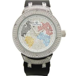 スーパーテクノ エムライン ダイヤモンド ウォッチ シルバー シルバー M-6256 Super Techno M-Line Diamond Watch Silver Silver M-6256｜cio