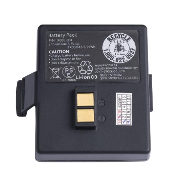 スター精密 モバイルプリンターオプション SM-L200対応 リチウムバッテリパック L2 ブラック...