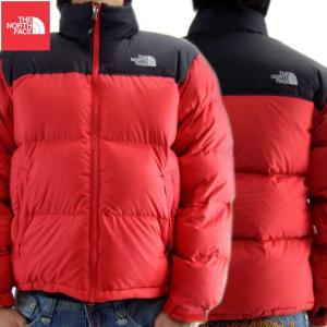 【即納】ザ ノース フェイス ヌプシ ダウン ジャケット レッド/ブラック THE NORTH FACE NUPTSE Down Jacket Red/Black｜cio