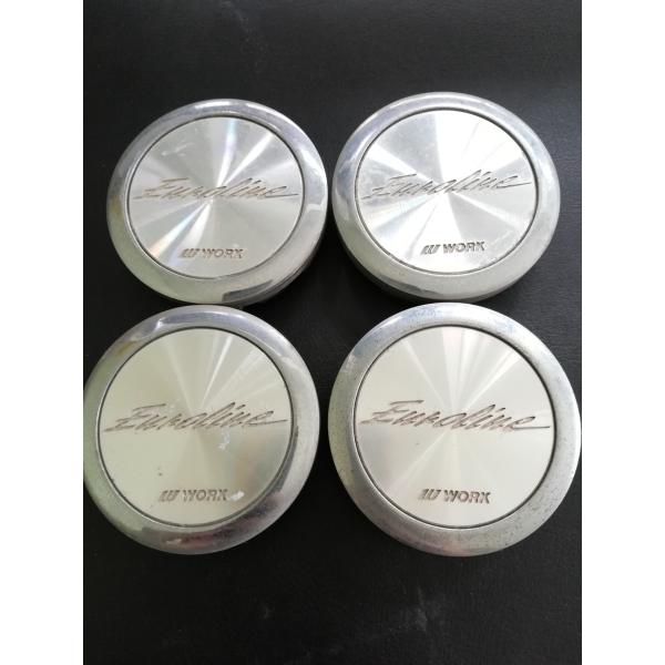 ■全国送料無料■ WORK ユーロライン ホイールキャップ センターキャップ 4ケ ハブ 54パイ用...