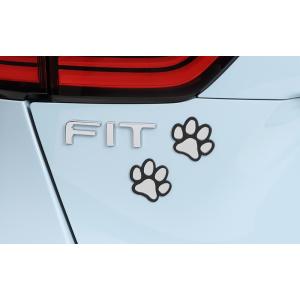 ペットエンブレム（肉球デザイン・メッキ調）/ Honda Dog