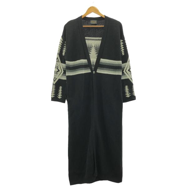PENDLETON (ペンドルトン) ロングカーディガン ブラック FREE
