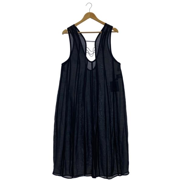 【KIARIS vintage＆closet×JS】 シアーオーバーワンピース ブラック FREE