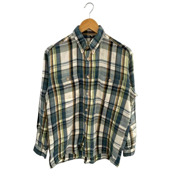 古着ウールチェックシャツ