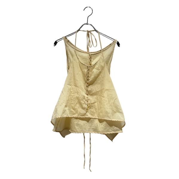 LOW CLASSIC SEE-THROUGH BUTTON LOOP TOP ベージュ