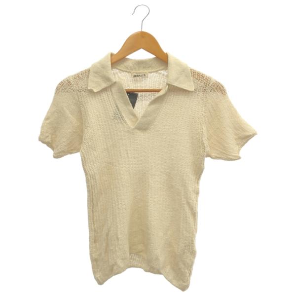 AURALEE (オーラリー)23SSBRUSHED COTTON WOOL RIB KNIT SK...