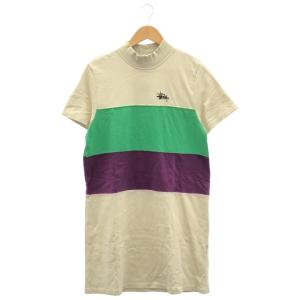 STUSSY (ステューシー) SS PANEL DRESS ワンピース ベージュ S