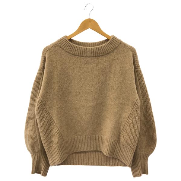 NOBLE (ノーブル)フォックスMIXバックサイド片畦ニット