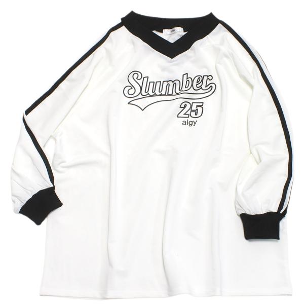 セール 「50%OFF」 長袖Tシャツ "アルジー" スムースBIGロンT オフホワイト(OW)