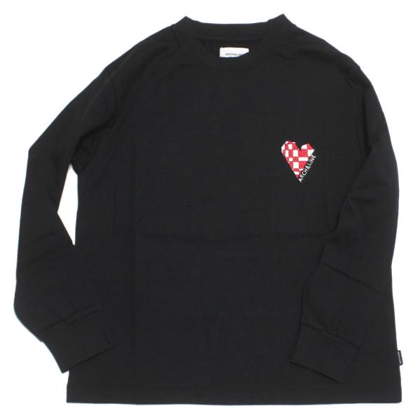 セール 「50%OFF」 長袖Tシャツ "アーチ＆ライン" OG HEART Tシャツ ブラック(1...