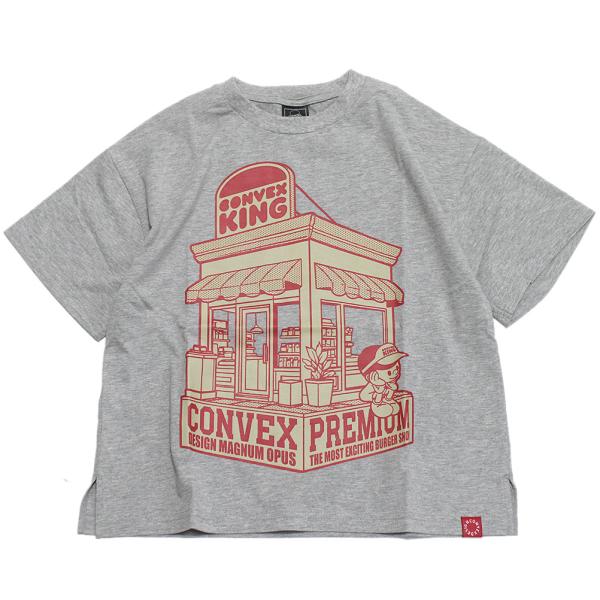 セール 「50%OFF」 半袖Tシャツ &quot;コンベックス　CONVEX&quot; バーガーショップWIDE-T...