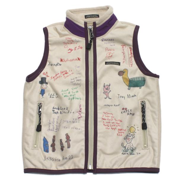 アウター &quot;デニム＆ダンガリー デニムアンドダンガリー&quot; フリース ラクガキ ベスト 11OW生成