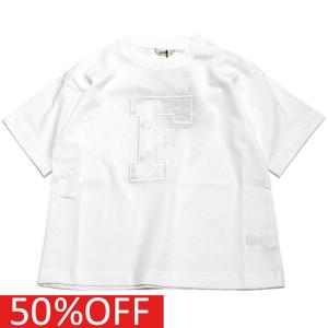 半袖Tシャツ &quot;フィス&quot; 子供服 サラサラテンジク F ロゴ S/S Tシャツ 21OW白