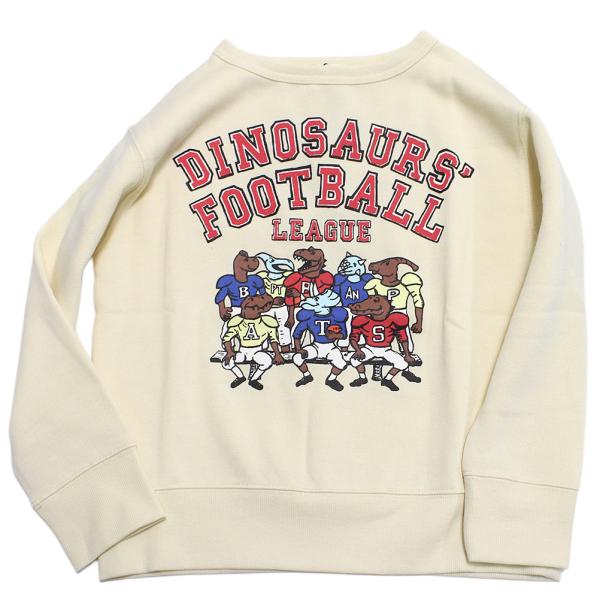 セール 「50%OFF」 トレーナー・ニット "エフオーキッズ" カレッジロゴ風DINOトレーナー ...