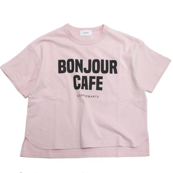 セール 「50%OFF」 半袖Tシャツ "フォブ" BONJOUR Tシャツ ピンク(PK)
