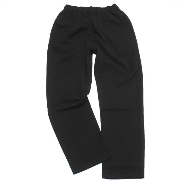 セール 「50%OFF」 ロングパンツ &quot;GLAZOS グラソス&quot; パナマ風ロングパンツ クロ(80...