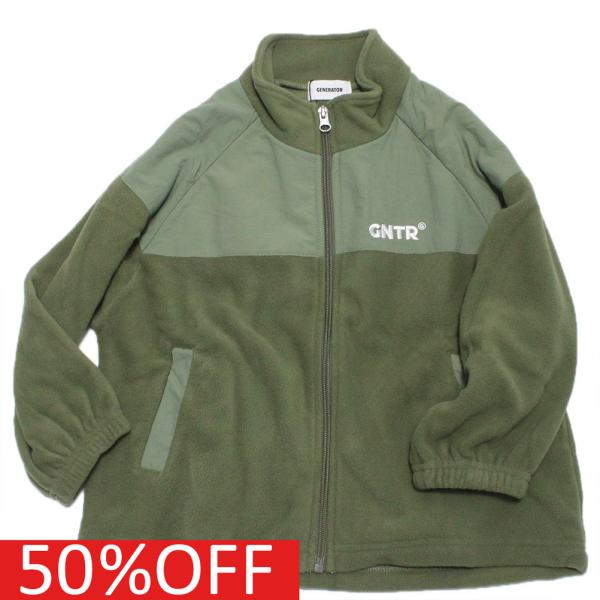 セール 「50%OFF」 アウター &quot;ジェネレーター&quot; 子供服 MILIS フリースJK カーキ(K...