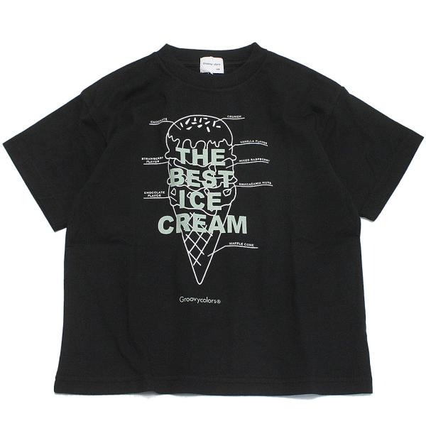 半袖Tシャツ &quot;グルーヴィーカラーズ グルービーカラーズ&quot; 子供服 テンジク ICE CREAM T...