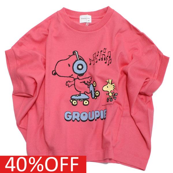 半袖Tシャツ &quot;グルーヴィーカラーズ グルービーカラーズ&quot; 子供服 テンジク SNOOPY ROLL...