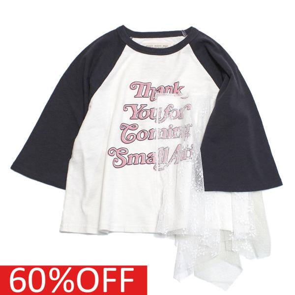 セール 「50%OFF」 長袖Tシャツ &quot;ゴートゥーハリウッド&quot; 子供服 テンジク アシンメトリー ...