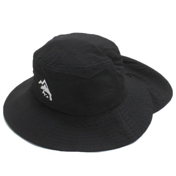 セール 「60%OFF」 帽子 "" ネックガード付バケットハット クロ(80)