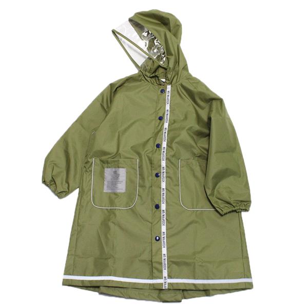 セール 「50%OFF」 レイングッズ "マルーク" plain patternレインコート(巾着付...