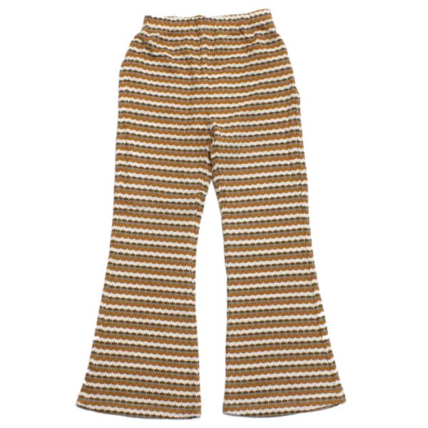 ロングパンツ "makeyourday メイクユアデイ" カットフレアパンツ オレンジ(OR)