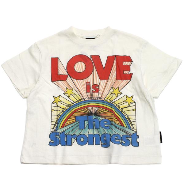 半袖Tシャツ "ニードルワークス" LOVE Tシャツ ホワイト