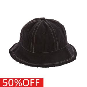 セール 「50%OFF」 帽子 "オーシャン&グラウンド" 子供服 カラーステッチキリッパHAT ブラック(BK)