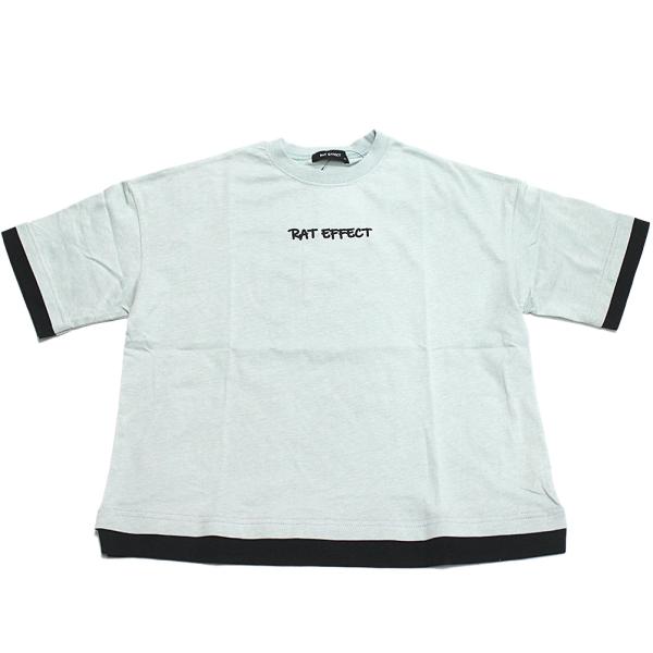 セール 「50%OFF」 半袖Tシャツ &quot; RAT EFFECT ラットエフェクト/&quot; レイヤード風...