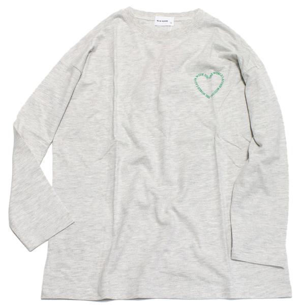 セール 「50%OFF」 長袖Tシャツ "リコ シュクレ" バックハートプリントロンT オートミール