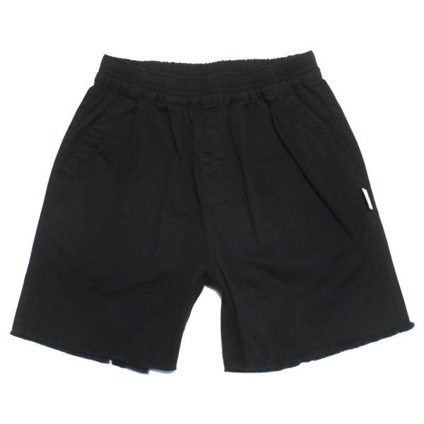 ハーフパンツ "スムージー/SMOOTHY/子供服/キッズ" カラーカットオフショーツ ブラック