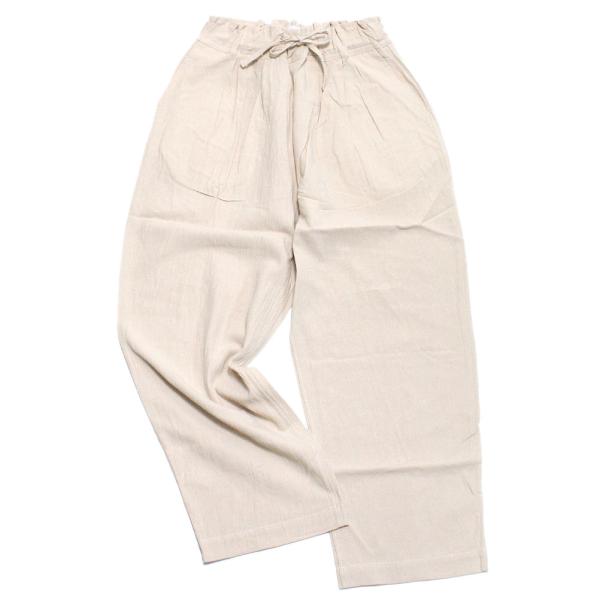 セール 「50%OFF」 ロングパンツ &quot;アンディニー&quot; ワイドテーパードパンツ ナチュラル(NA)