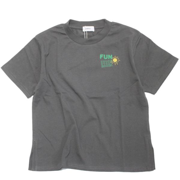 セール 「50%OFF」 半袖Tシャツ &quot;アンディニー&quot; SUN Tシャツ チャコール(CG)