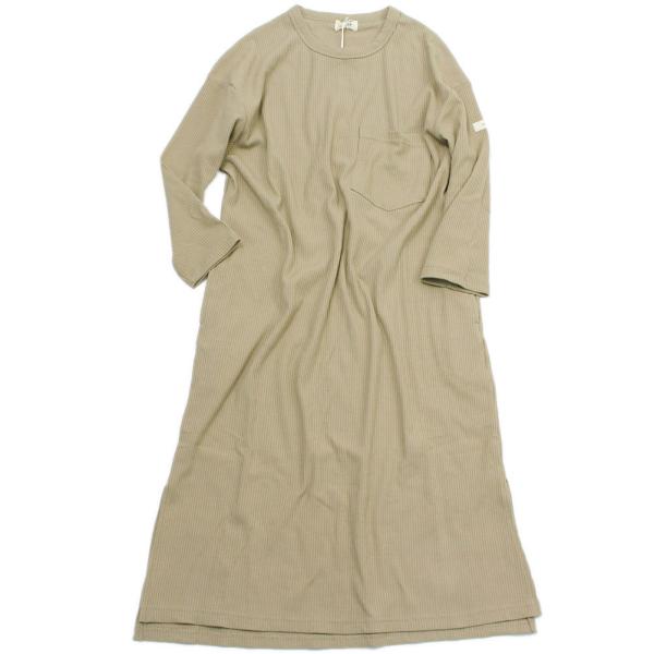 セール 「80%OFF」 ワンピース "アンディニー" リブワンピース ベージュ(BE)