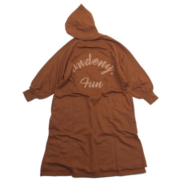 セール 「80%OFF」 ワンピース "アンディニー" パーカーワンピース ブラウン(BR)