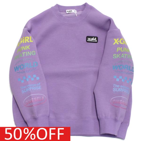 セール 「50%OFF」 トレーナー・ニット &quot;エックスガールステージズ&quot; 子供服 グラデーションプ...