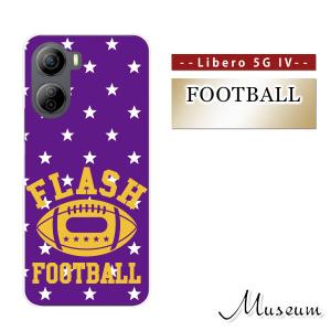 Libero 5G IV A302ZT 5G III A202ZT Libero 5G II Libero 5G Libero S10 Y!mobile スマホケース カバー ハード ソフト ケース FOOTBALL｜circus-y