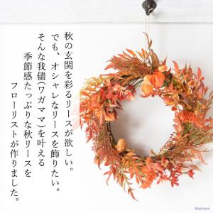 リース 秋 花 玄関 ドア おしゃれ インテリ...の詳細画像1