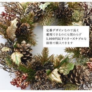 クリスマス リース 冬 飾り 玄関飾り 壁飾り...の詳細画像4