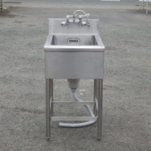 業務用 ステンレス 1槽 シンク W500 D800 H840(+150)mm 厨房 槽内寸W46D...