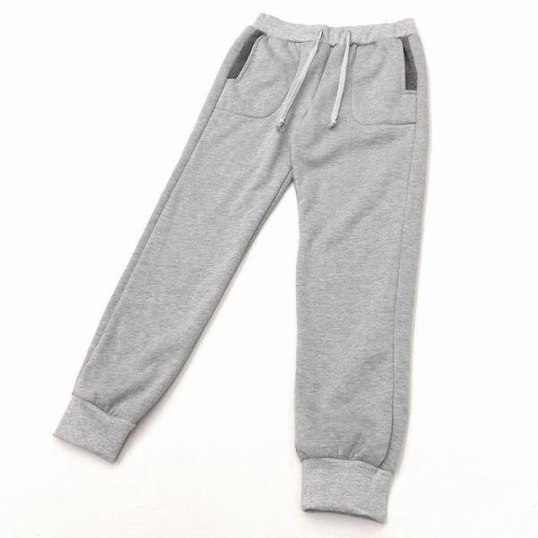 はいた瞬間あたたかい 裏ボア 裾ゴムのホッピングパンツ ルームパンツ リラックスパンツ スエットパン...