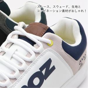 即納 MOZ モズ メンズ スニーカー コート...の詳細画像3