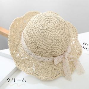 送料無料 3色 紐付き サイズ調節可能 麦わら...の詳細画像1